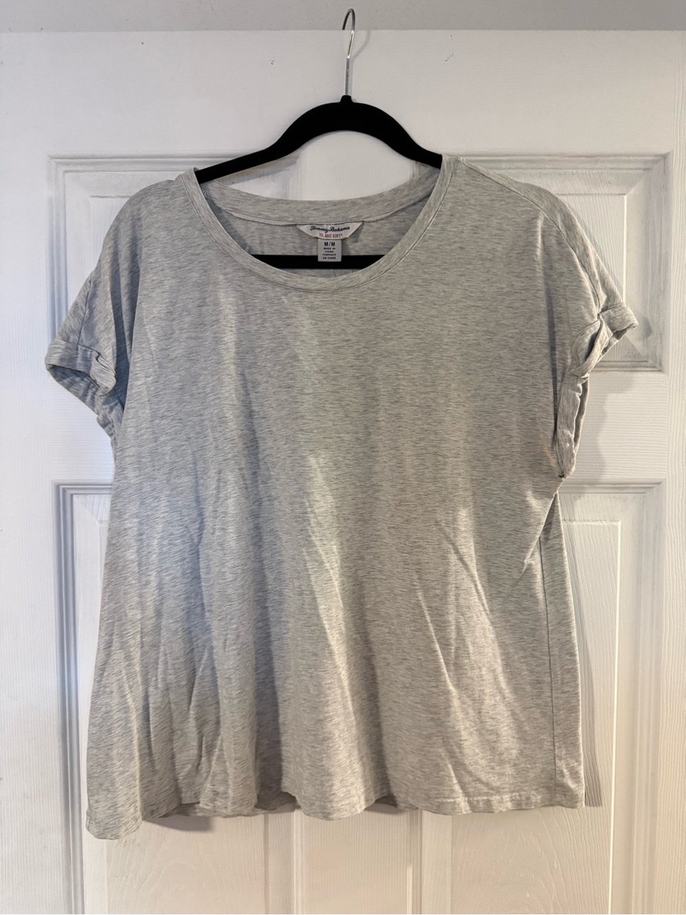 Tommy Bahama Light Gray Relaxed Crewneck Tee
